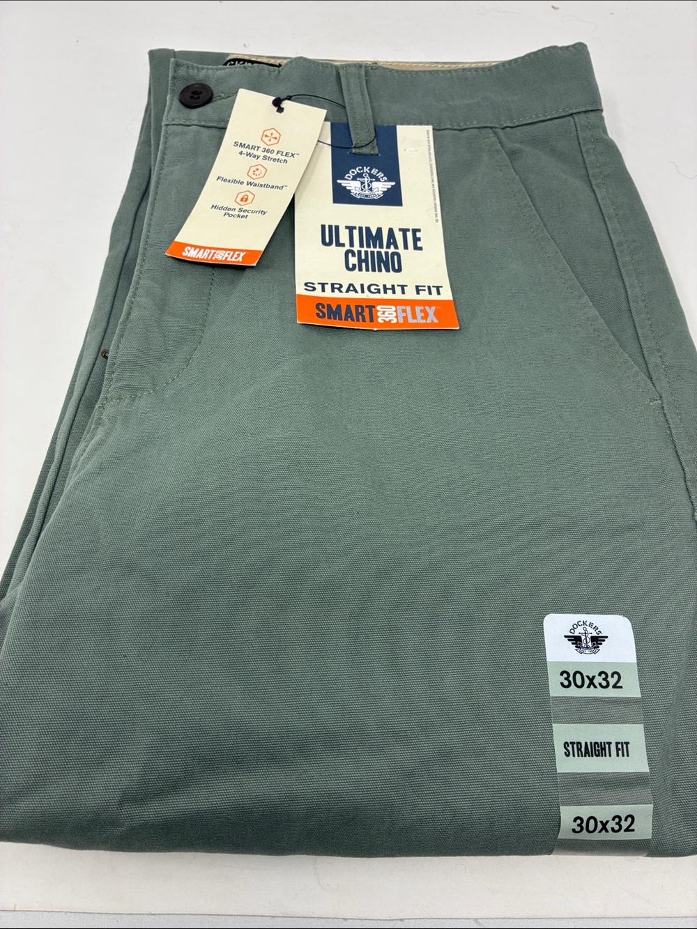 Dockers Ultimate Chino Straight Fit - 30x32 Sage Green